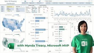 Interactive Excel Dashboards with Power Query and Power Pivot  - FREE Download