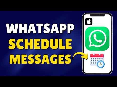 Schedule WhatsApp Messages on iPhone | Schedule Messages On Whatsapp