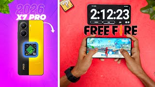 POCO X7 Pro Freefire Gaming Test  😳 FPS, Heating & Battery Test | After Update