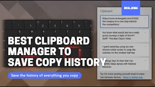 Best clipboard manager to save copy history