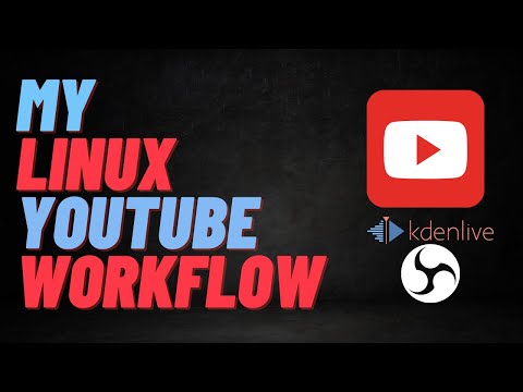 My Linux YouTube Workflow - OBS, Kdenlive and Adobe Speech Enhancer