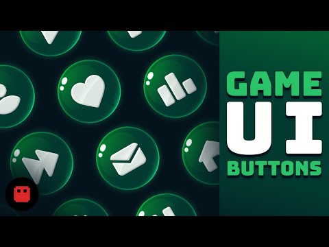 Game UI button illustration | How to draw | Game UI - Fruit Salad game art E05