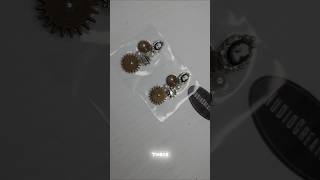 Challenging myself to make Victorian punk earrings before Halloween! 🎃✨ #DIYChallenge