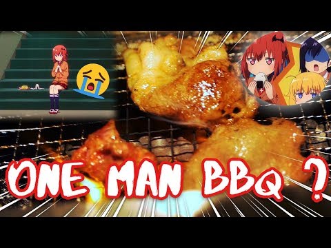 I tried eating one man BBQ in Japan