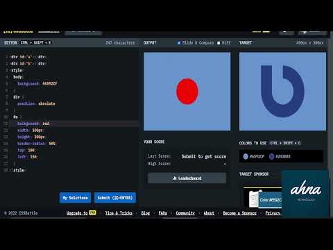 Learn css by practicing | css battle challenge #40 letter B