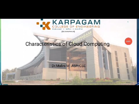 Characteristics of Cloud Computing