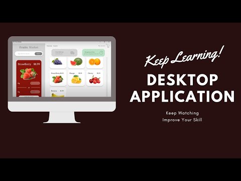 Desktop Application : Fruits Marketing using Java & JavaFx | Dhruv Prajapati