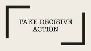 Tony Robbins on Taking Decisive Action