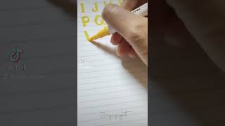 #calligraphy #handlettering #lettering #tulisanaesthetic #studygram #abclettering