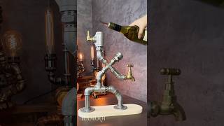 Different Dispenser#IndustrialStyle #SteampunkDesign #PipeArt #CreativeDesign #UniqueHomeDecor