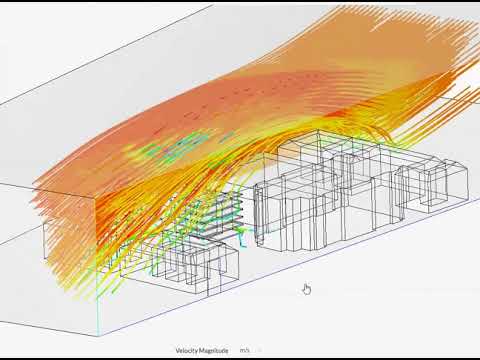 Neighborhood Wind Study with CFD Example