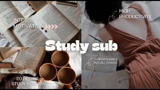 Ultimate Study Boost Subliminal | Focus, Motivation & Productivity