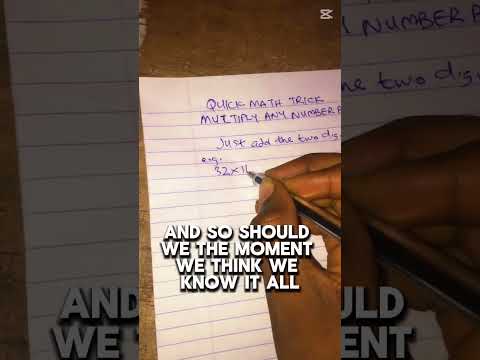 Learning Never Ends – Master This Quick Math Trick!