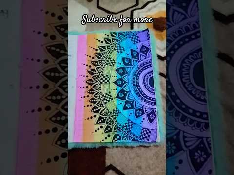 It's time for mandala art || beautiful mandala art ever 😍😍 #mandalaart #trendingshort #blackpen
