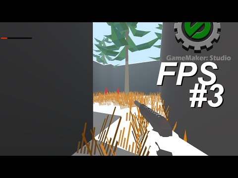GM:S Tutorial - 3D First Person Shooter #3 - Health and Enemies