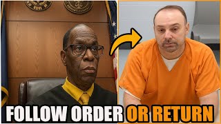 Obey in 24 Hours… or Be Taken Back!  #CourtroomDrama #JudgeOrders