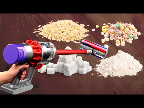 I Tested 4 Types Of Food With This DYSON Vacuum