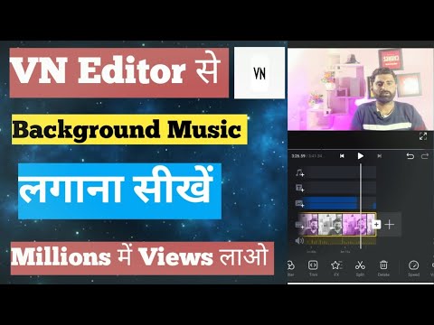 How To Background Music Aad On Video with Vn App