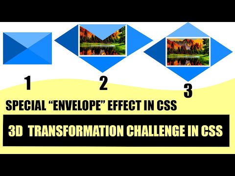 Envelope Opening 3D Transformation In CSS & JS with Source Code | 100 days CSS Challenge | #shorts.