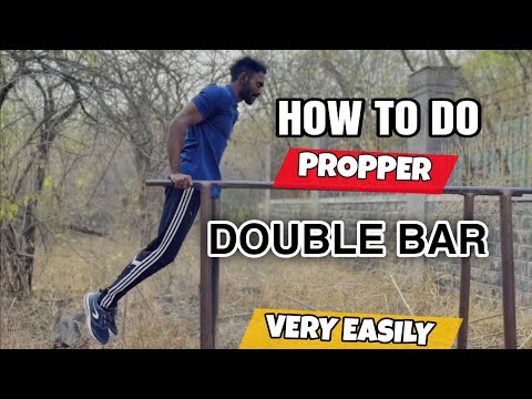 How To Do Double Bar | Parallel Bar Workout | डबल बार आसनीसे कैसे करें | #howtodoublewls #doublebar
