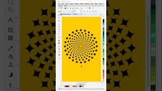 Create Geometric Radial Pattern in CorelDRAW | Easy CorelDRAW Tutorial #shorts #coreldraw #pattern