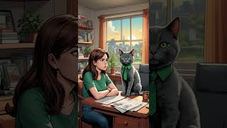 I Got Fired... By My Cat! A Furry Workplace Nightmare #funnyshorts #short #funny #animation