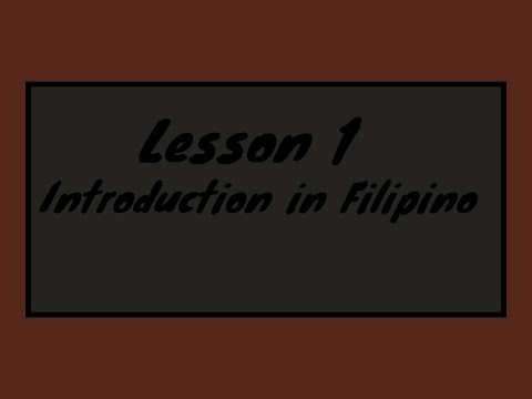 Alpabeton: Introduction of Filipino