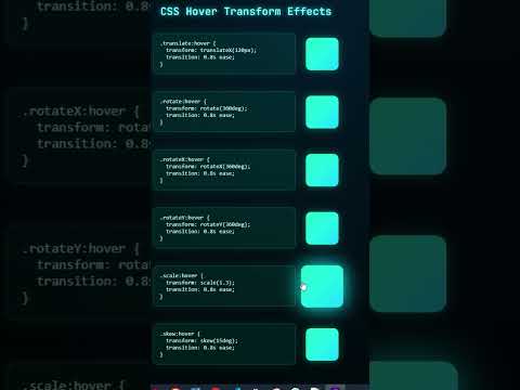 Transition and Transform property in css #css #html #transformation #transitions #programming