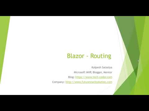 Blazor Routing