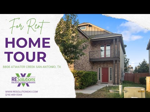 ✨ Spacious 5-Bedroom Rental Home in San Antonio | 8806 Atwater Creek | 2,575 Sq Ft