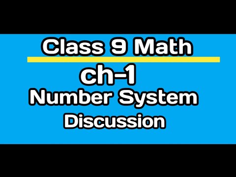 Class 9 Math Chapter 1 [ Number System ] Discussion by Online Math Class 😱