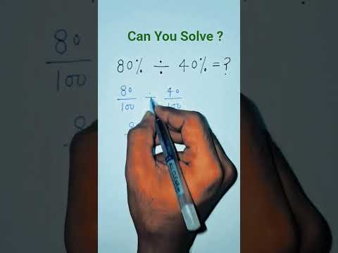 Percent Math Solve in Just 2 Seconds | #viral #maths #percentage #mathshorts #mathstricks