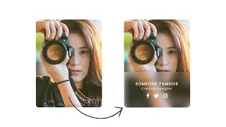 CSS Glass Morphism User Card Interactions | Glassmorphism UI Design