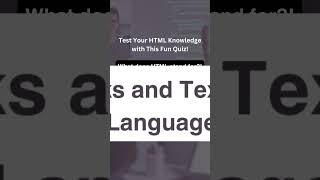 Can You Solve This HTML Challenge? #shorts #quiz #html