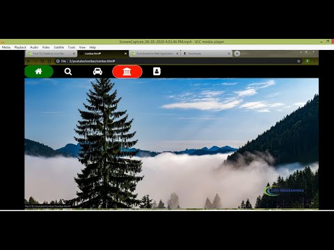 how to create icon bar in html and css | Menu | Love Programming |