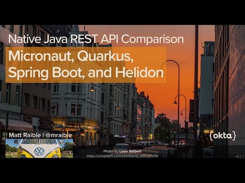 Comparing Native Java REST API Frameworks with Matt Raible