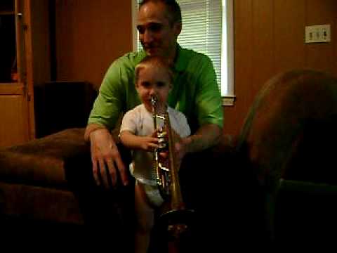 Xander plays the Trumpet