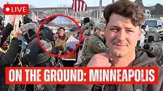 Protests at Minneapolis Federal Building - LIVE on the Ground