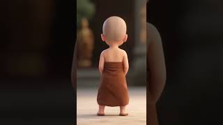 Meet the Adorable Young Monk  Twerking! #shorts #twerk #viral #funny #cutebaby