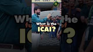 What is the Full Form of ICAI?🤔#vidhyoday #shorts #quiz