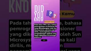 Tahukah kamu, di tahun 1995: Peluncuran Java, Bahasa Pemrograman yang Mengubah Dunia!