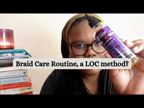 Hair growth routine while having braids | Rice Milk & Oil(s)