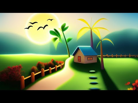 I Drew a Natürel Scene and Brought to Life with AI #drawing #ai #art