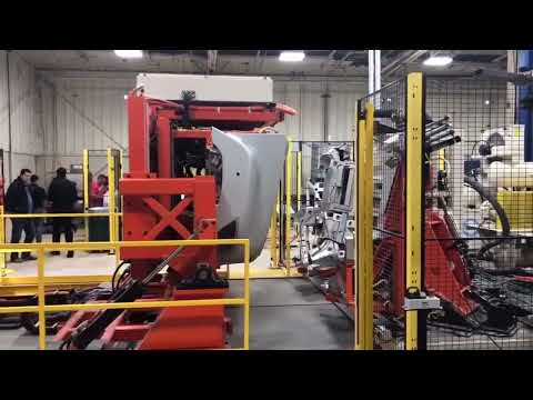 Large Truck Hood Fender Robot Bonding, Tooling Tech Group