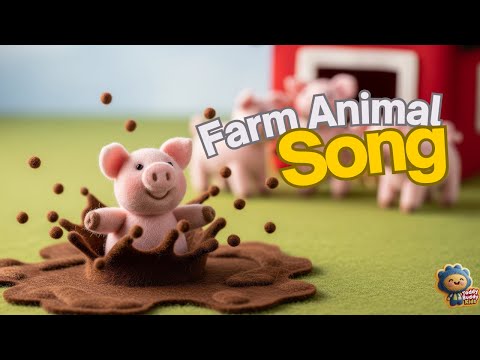 Farm Animal Song🐄🐖🐑🐔 | Learning Animals | Nursery Rhymes | Kids Songs | Toddler Songs | 3D Animation