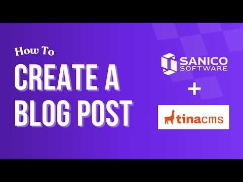 How to use TinaCMS frontend for Blog Posts - Tutorial