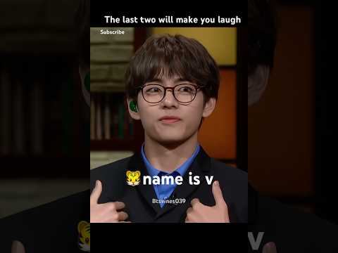 V introduction is hilarious 😹 #bts #unfrez #viral #btasarmy #foryou #v