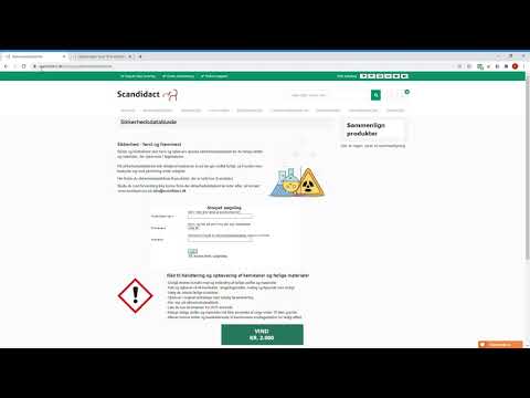 Find sikkerheddatablade i Scandidacts webshop