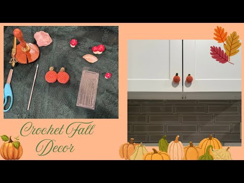 Crochet pumpkin doorknob covers/beginner friendly (tutorial)🍁🍂