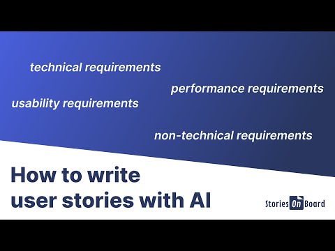 How to write acceptance criteria with StoriesOnBoard AI